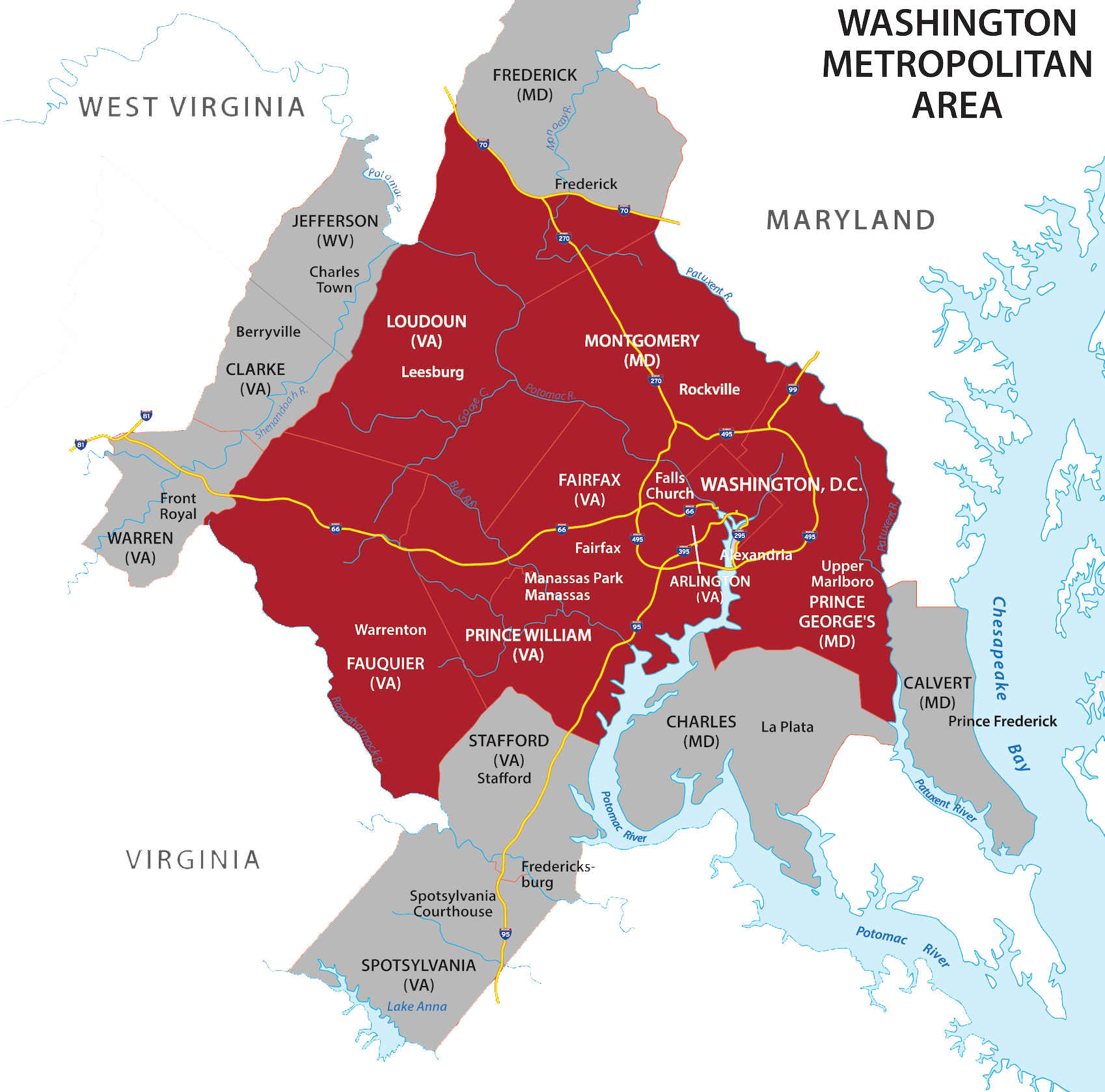 Service Area Map for Community Landscape Services