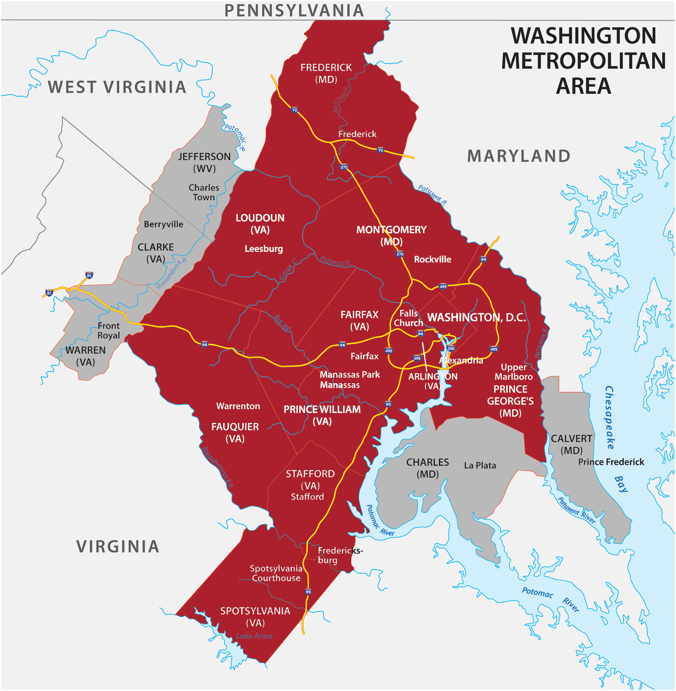 Service Area Map for Community Landscape Services